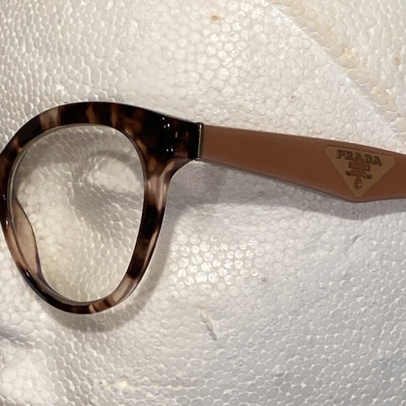 PRADA eye glasses 🤓 & case Italy VPR 1 1 R 50 17 R O J 101 140 tortoise & tan - Picture 14 of 16